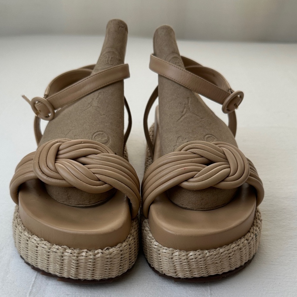 Alexandre Birman Tan Braided Espadrilles